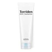 Torriden DIVE IN Low Molecular Hyaluronic Acid Cleansing Foam in a white tube, available at bareskin.lt