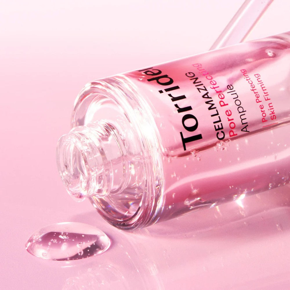 bareskin.lt Torriden Cellmazing Pore Perfecting Ampoule veido serumas su kolageno kompleksu, peptidais ir hialurono rūgštimi, skirtas brandžios ir dehidratuotos odos kasdienei priežiūrai