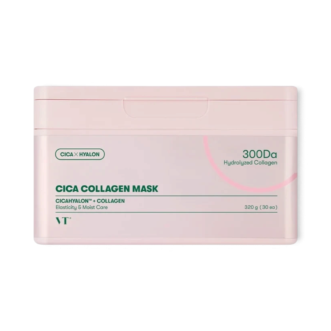 bareskin.lt VT Cica Collagen sheet mask box lakštinė kaukė praturtinta odą jauninančiomis medžiagomis