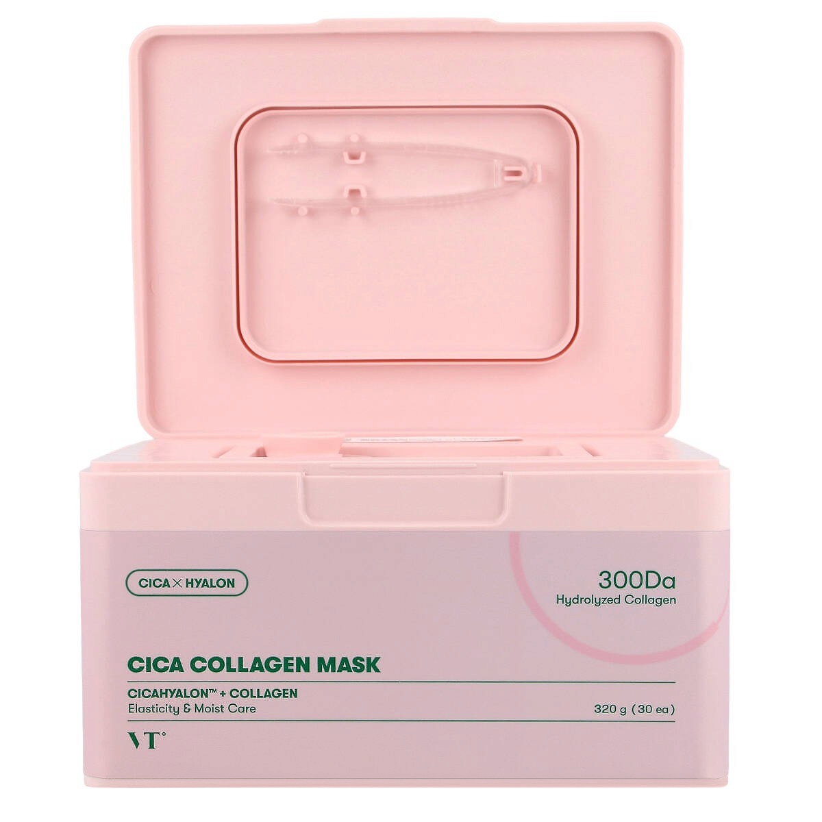 bareskin.lt VT Cica Collagen sheet mask box lakštinė kaukė praturtinta odą jauninančiomis medžiagomis