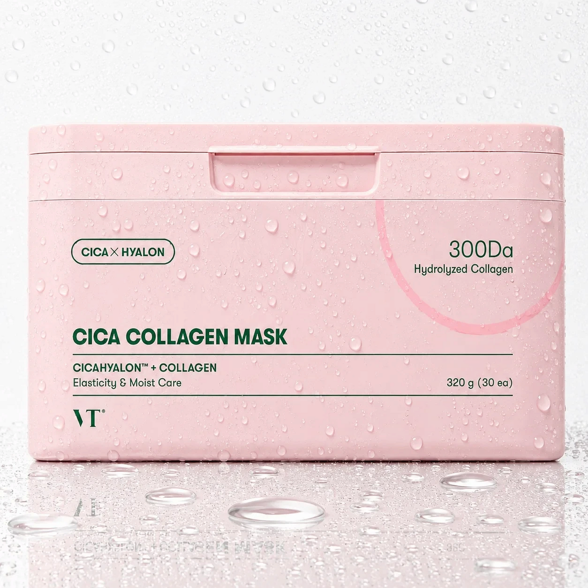 bareskin.lt VT Cica Collagen sheet mask box lakštinė kaukė praturtinta odą jauninančiomis medžiagomis