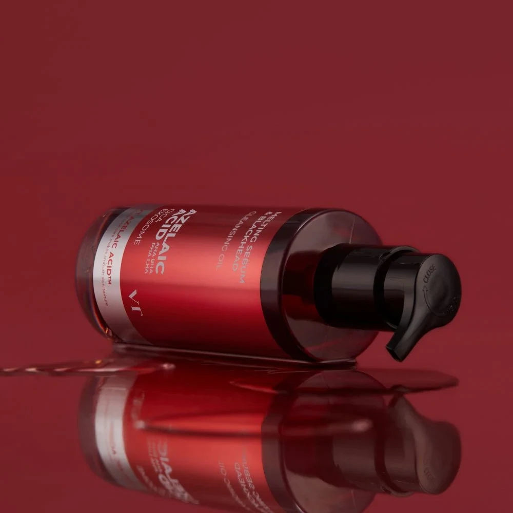 bareskin.lt VT Cosmetics AZ Care Cleansing Oil valomasis aliejus, praturtintas augaliniais aliejais ir aktyviais ingredientais, skirtais porų švaros, komforto ir vizualiai tolygesnės odos išvaizdai palaikyti