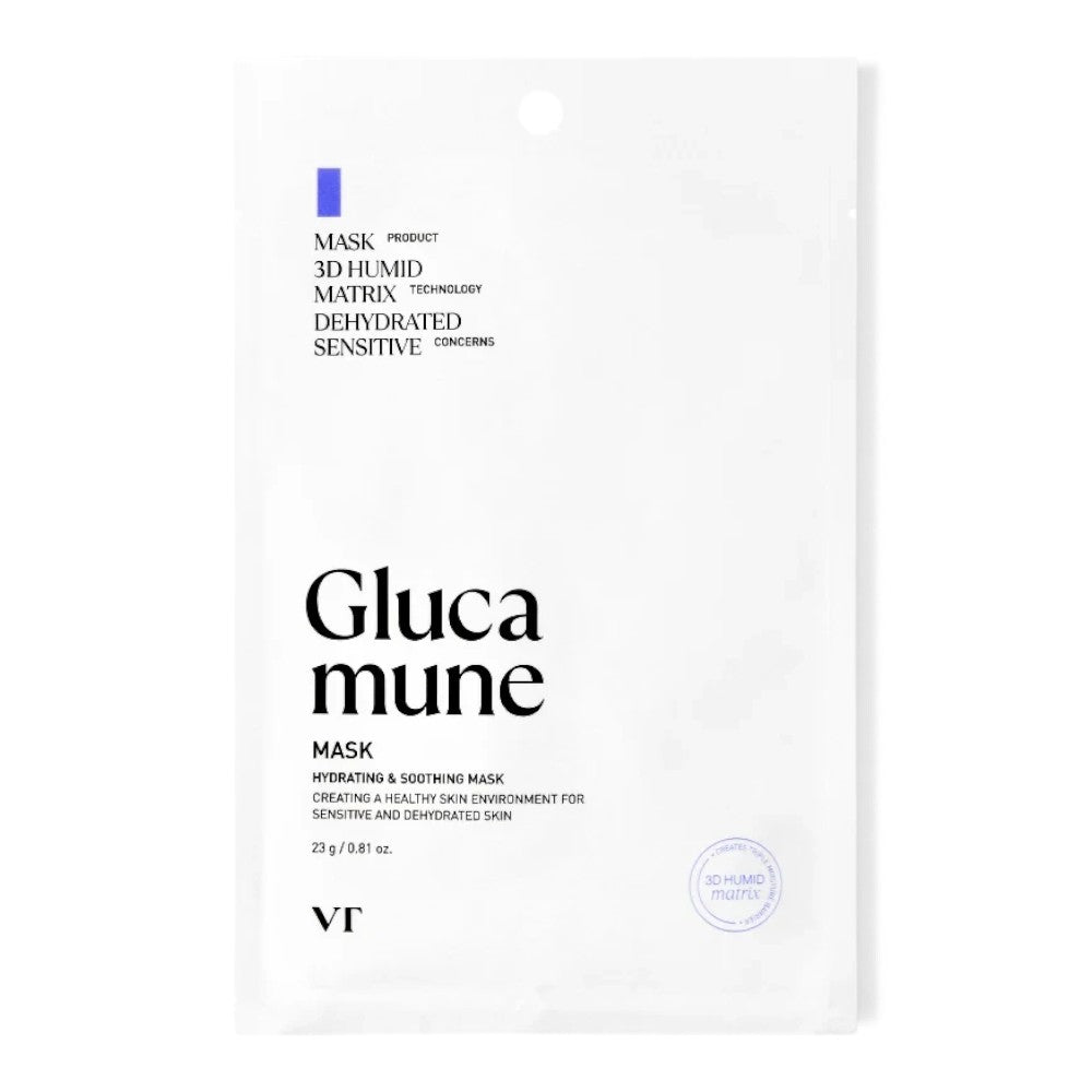 bareskin.lt VT Cosmetics Glucamune hydrating and soothing sheet mask for sensitive and dehydrated skin
