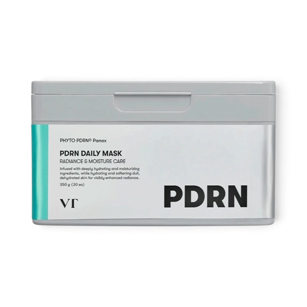 bareskin.lt VT Cosmetics PDRN Daily Mask veido kaukė sukurta intensyviam odos drėkinimui, elastingumo palaikymui ir apsaugai nuo drėgmės praradimo