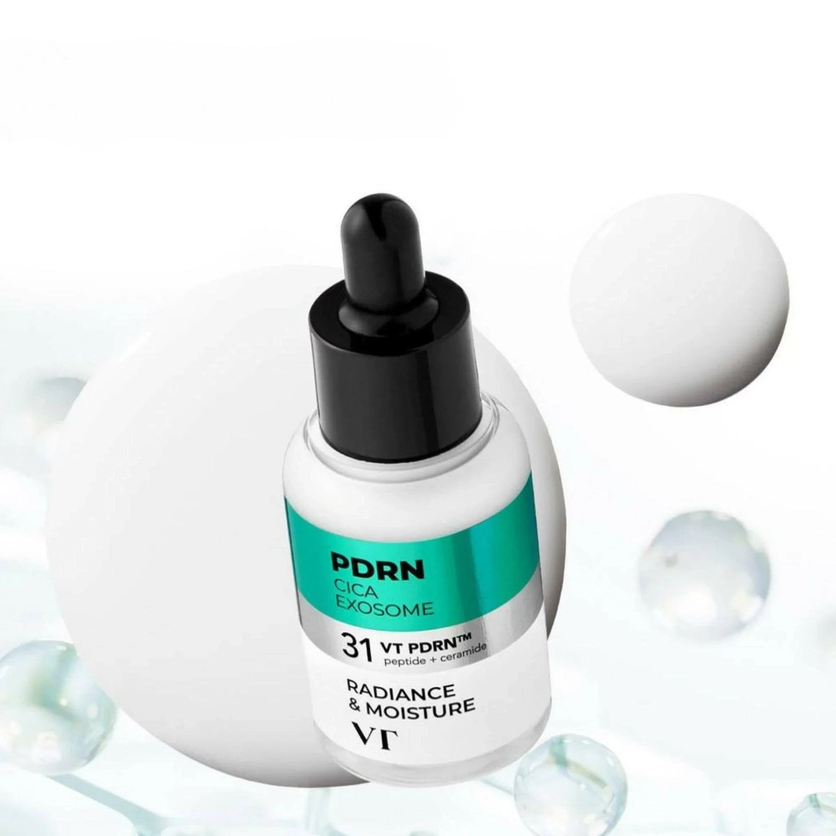 bareskin.lt VT Cosmetics PDRN R5 Firming Ampoule koncentruota ampulė su PDRN, Cica Exosome, peptidais ir keramidų kompleksu, skirta odos stangrumui, elastingumui ir apsauginio barjero palaikymui