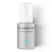 VT Cosmetics PDRN Hyaluronic Acid Micro Bubble Serum in a silver pump bottle from bareskin.lt