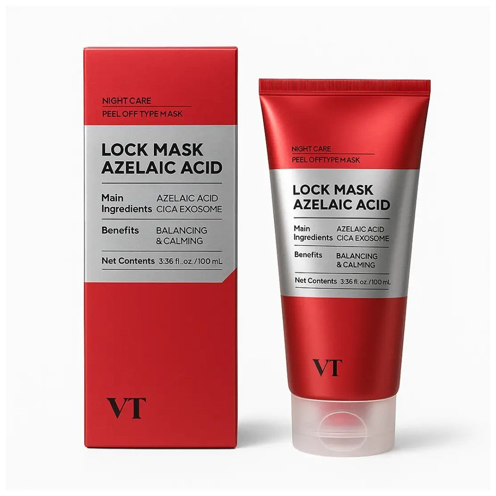 bareskin.lt VT Cosmetics AZ Care Lock Mask rėkinanti ir poras valanti veido kaukė, kuri padeda palaikyti švarią, lygią ir subalansuotą odos būklę
