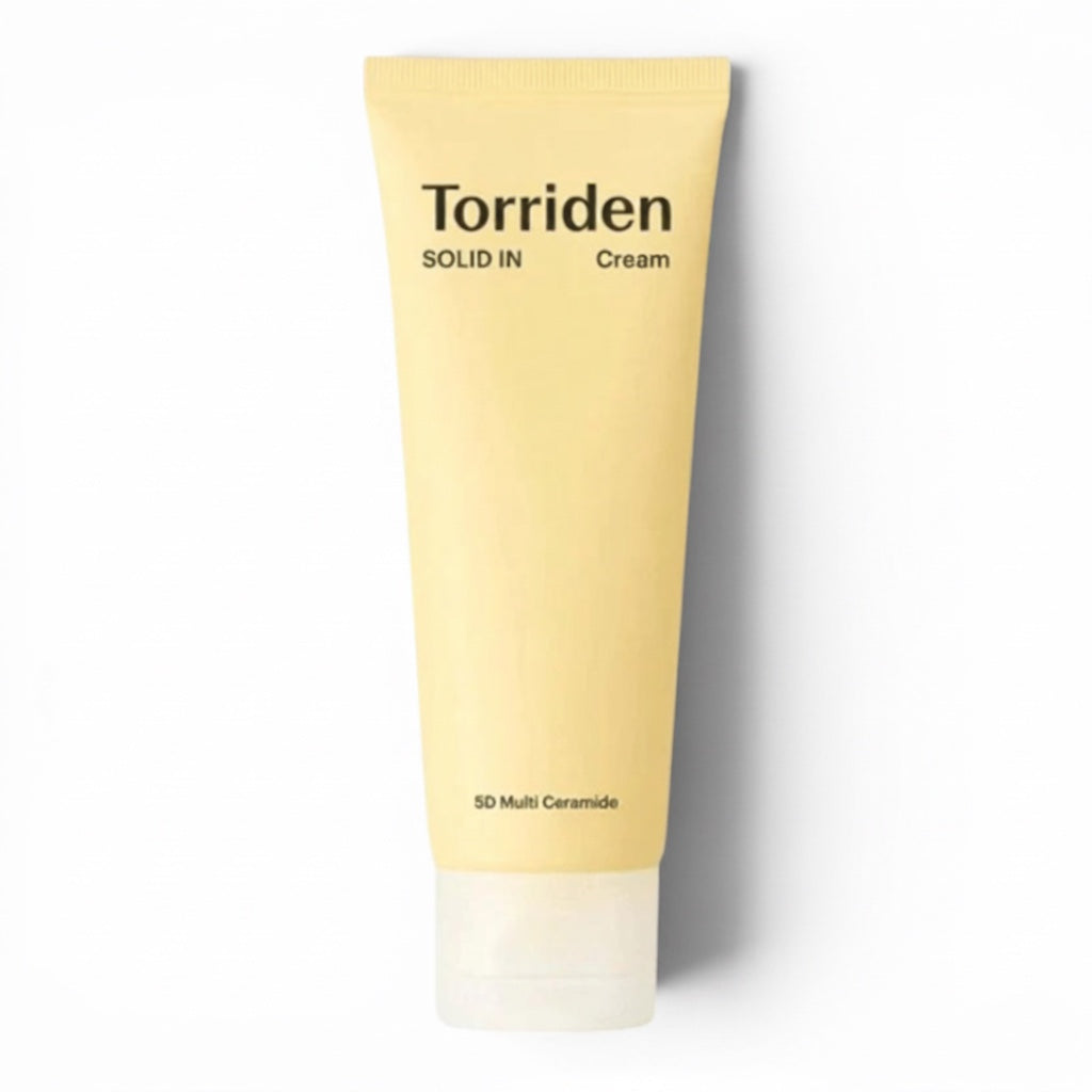 Torriden Solid-In Ceramide Cream from bareskin.lt, a nourishing vegan moisturizer for dry and sensitive skin.