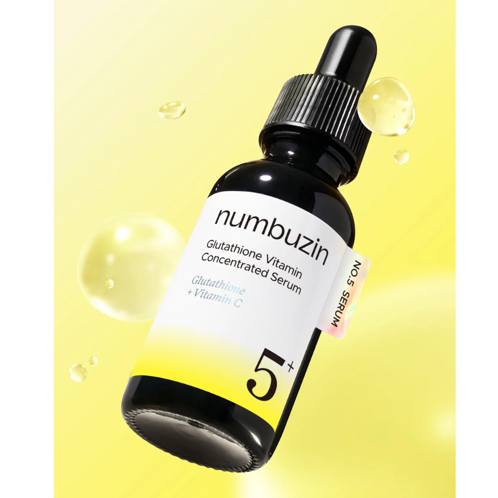 numbuzin No.5 Vitamin Concentrated Serum with glutathione and vitamin C for brightening skin at bareskin.lt