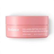 Biodance Collagen Peptide Eye Patches in a pink jar from bareskin.lt for hydrating and firming under-eye skin.