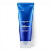 Medicube Zero Pore Blackhead Mud Mask from bareskin.lt in a blue 100g tube for deep pore cleansing and exfoliation.