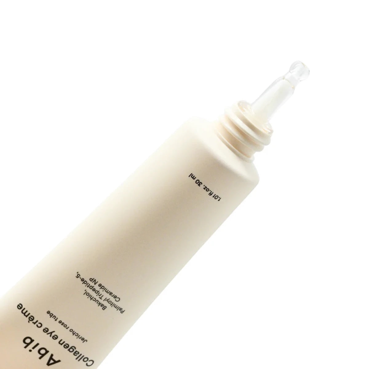 Abib Collagen eye crème Jericho rose tube from bareskin.lt, a hydrating anti-aging eye cream in a beige squeeze tube.