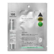 VT Cosmetics Reedle Shot 100 2 Step Mask set from bareskin.lt featuring an ampoule and a vegan sheet mask.