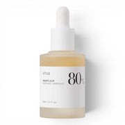 Anua Heartleaf 80% Soothing Ampoule from bareskin.lt in a 30ml glass dropper bottle for sensitive skin.