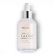 PURCELL Pixcell Biom Glow Barrier Serum in a frosted glass bottle with a dropper, available at bareskin.lt