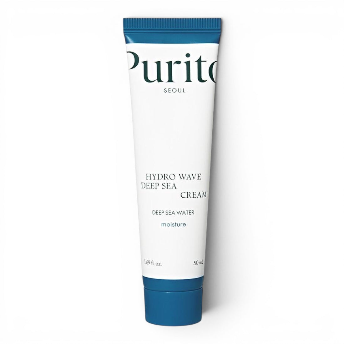 Purito SEOUL Hydro Wave Deep Sea Cream from bareskin.lt, a hydrating gel moisturizer with sea water and niacinamide.