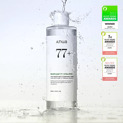 Anua Heartleaf 77% Soothing Toner from bareskin.lt, a hydrating and calming facial toner with award-winning formula.