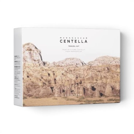 SKIN1004 Madagascar Centella Travel Kit with five soothing skincare essentials from bareskin.lt