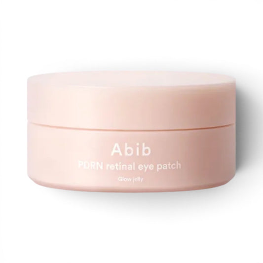 bareskin.lt Abib PDRN Retinal Eye Patch Glow Jelly in a light pink jar for brightening and firming under-eye care