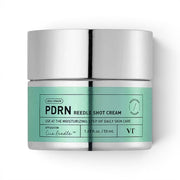 VT Cosmetics PDRN Reedle Shot Cream in a 50ml mint green and silver jar from bareskin.lt for skin smoothing.