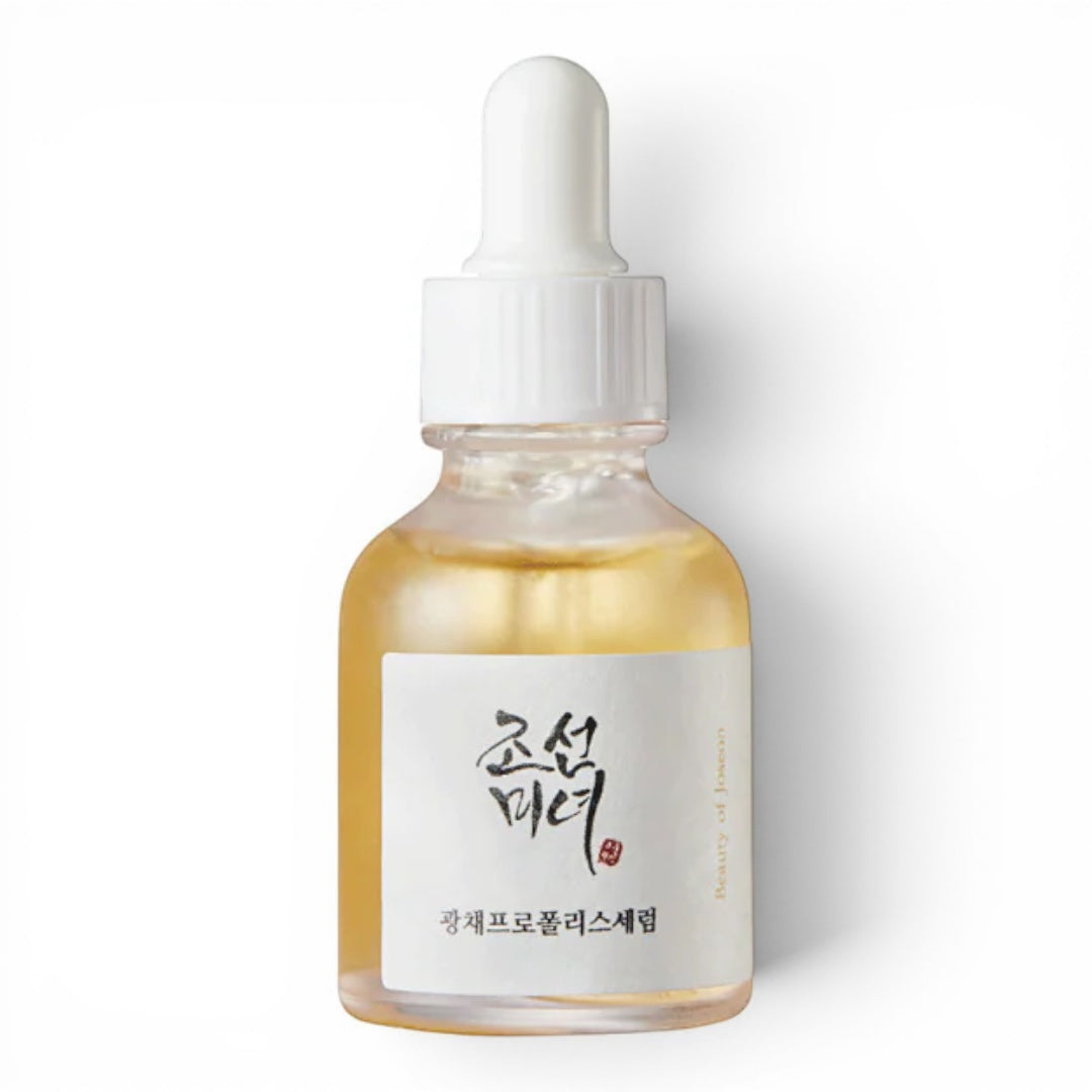 Beauty of Joseon Glow Serum with propolis and niacinamide in a glass dropper bottle from bareskin.lt