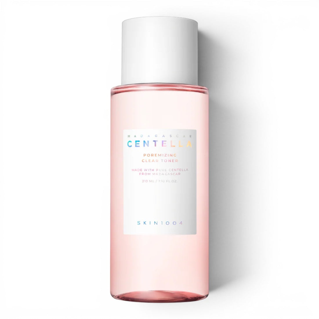 SKIN1004 Madagascar Centella Poremizing Clear Toner from bareskin.lt in a pink bottle for acne-prone skin.