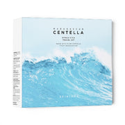 SKIN1004 Madagascar Centella Hyalu-Cica travel kit box from bareskin.lt featuring a blue ocean wave design.