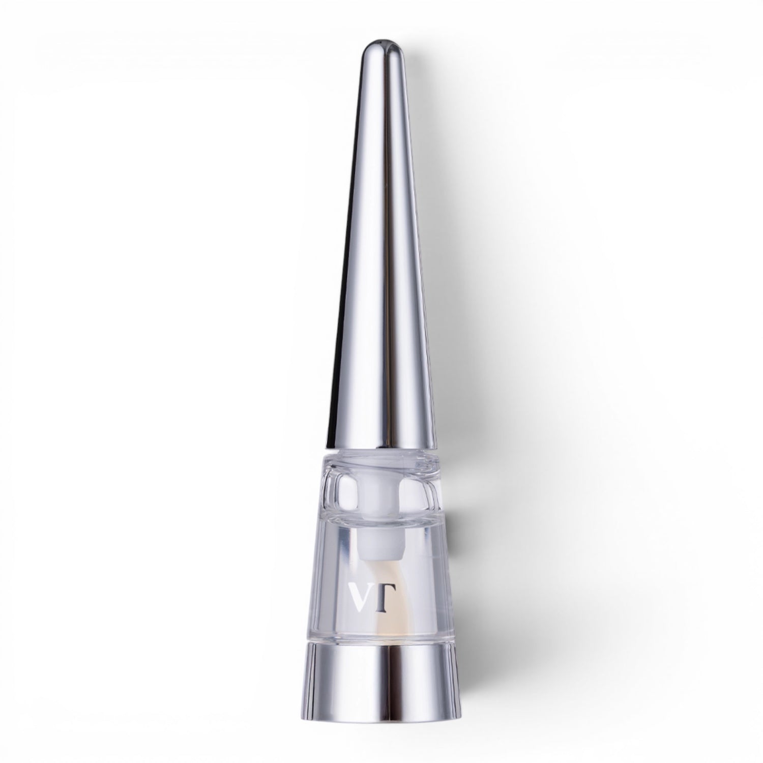 VT Cosmetics Reedle Shot Lip Plumper Crystal from bareskin.lt, a clear hydrating lip gloss with silver packaging.