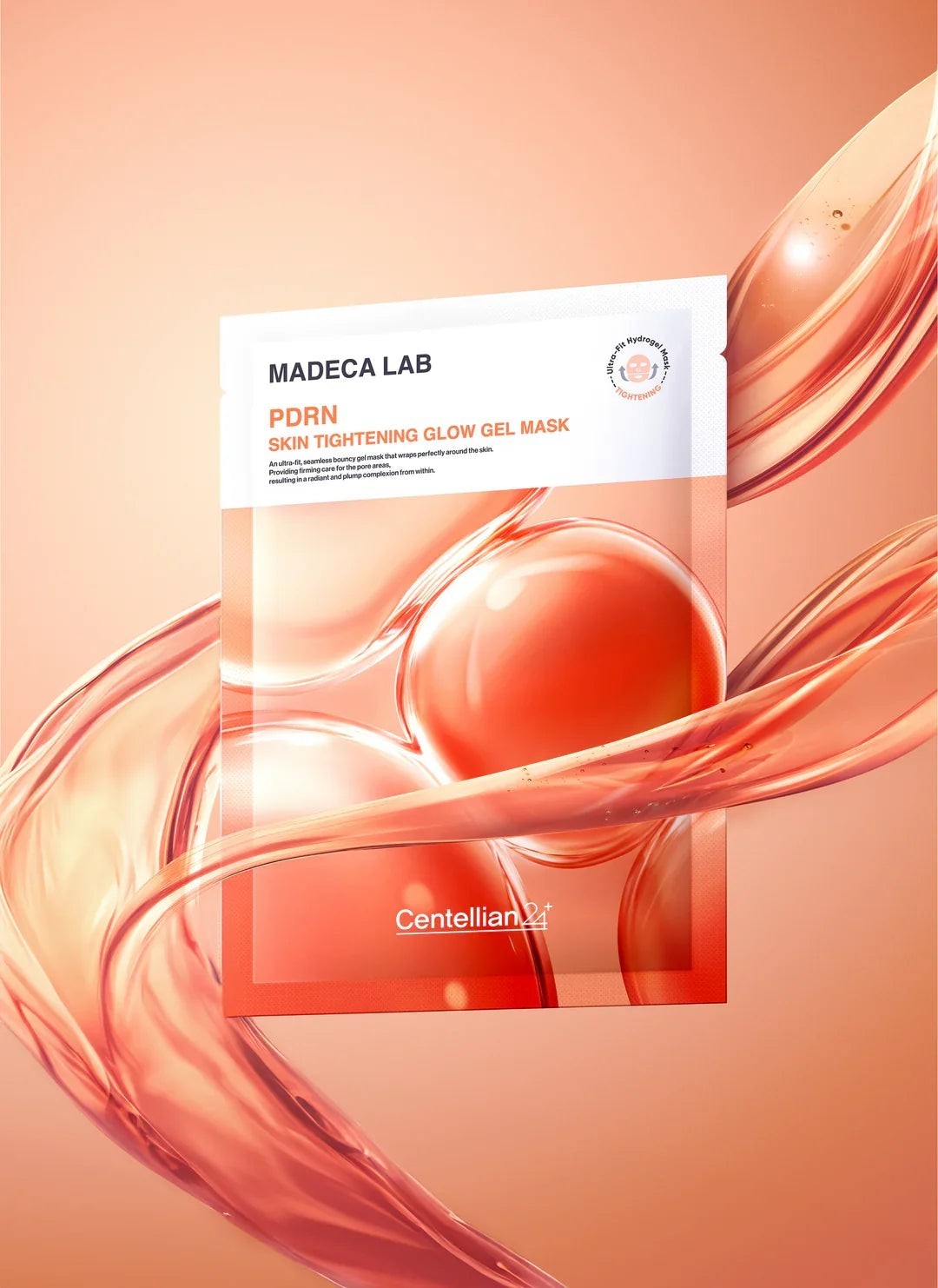 Centellian24 - Madeca Lab PDRN Skin Tightening Glow Gel Mask -  veido kaukė