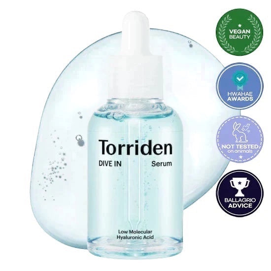 DIVE-IN Low Molecule Hyaluronic Acid Serum - hialurono rūgšties serumas - Bare skin