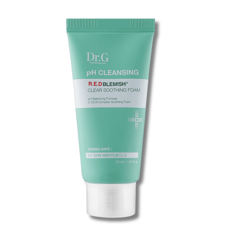 Dr.G pH Cleansing Red Blemish Clear Soothing Foam - odą valantis prausiklis