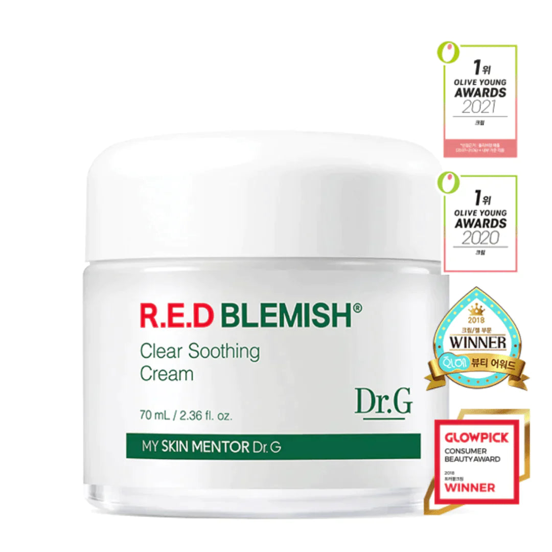 Red Blemish Clear Soothing Cream - raminantis veido kremas - Bare skin