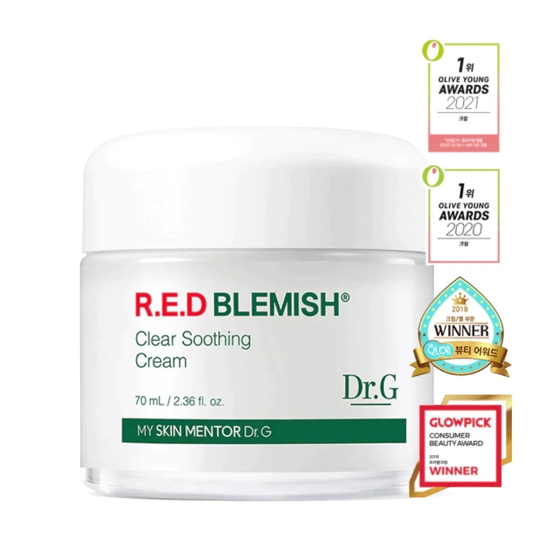 Red Blemish Clear Soothing Cream - raminantis veido kremas - Bare skin