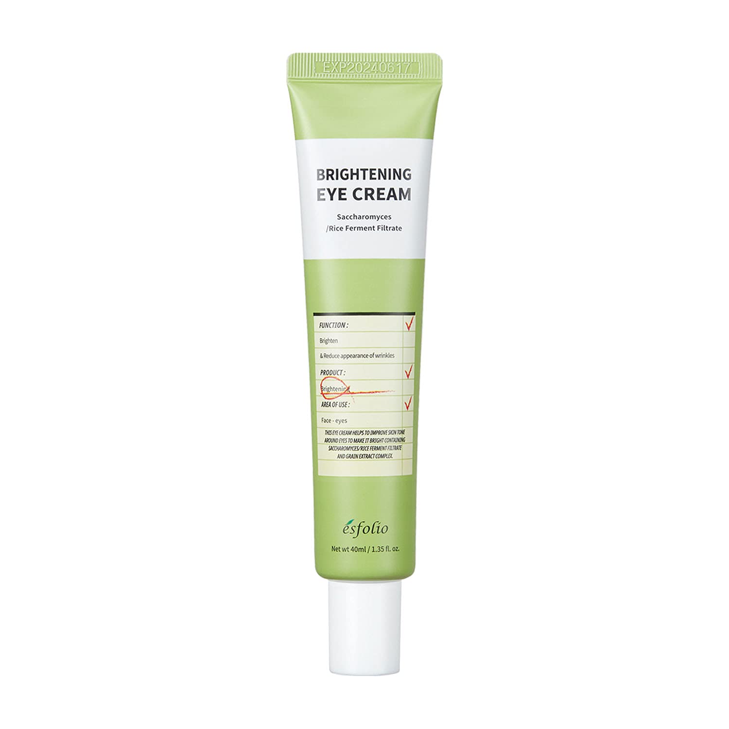 esfolio Brightening Eye Cream - šviesinantis paakių kremas