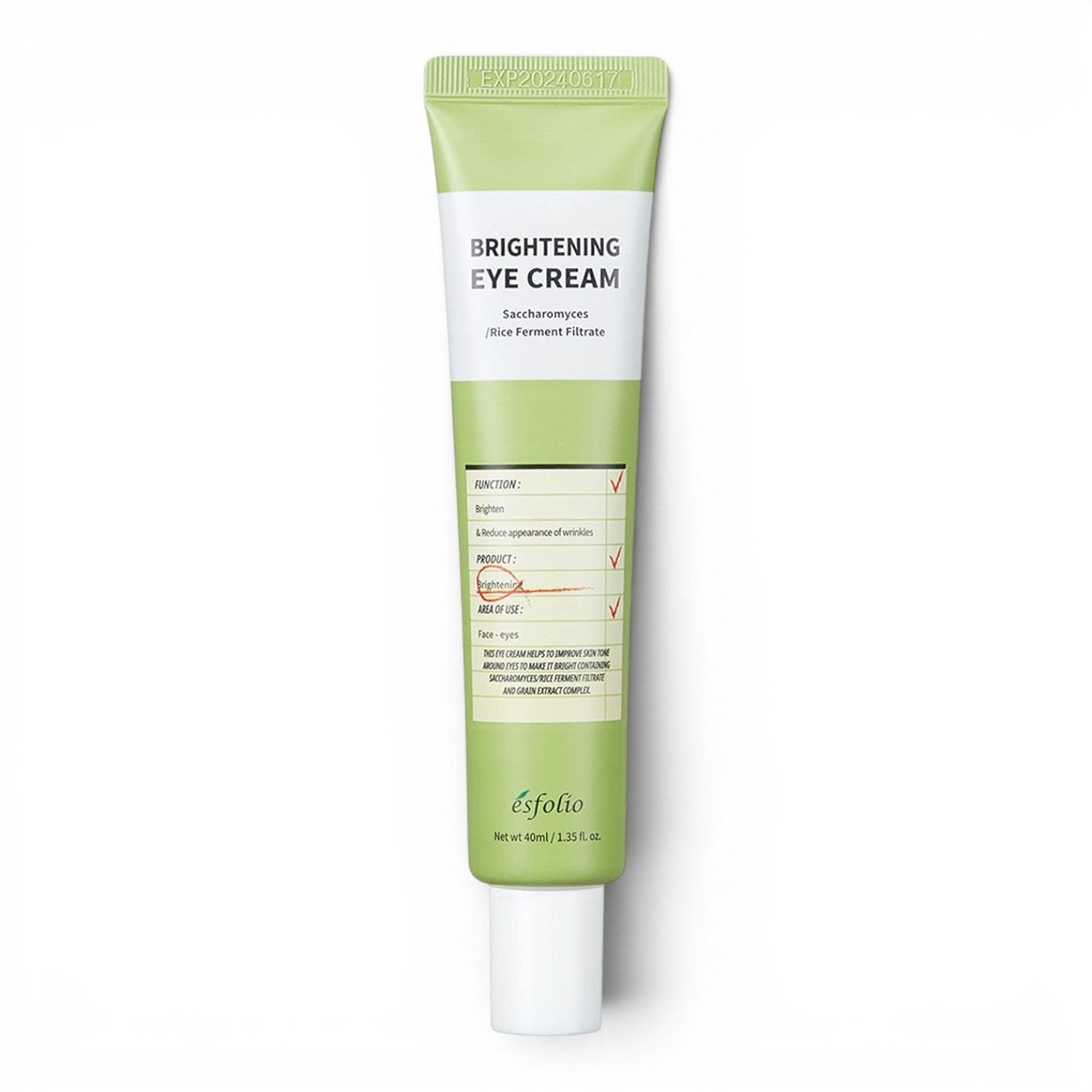 🎁 esfolio Brightening Eye Cream - šviesinantis paakių kremas (100% off)