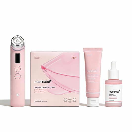 Medicube pasiūlymas:  Medicube Booster + 3 PDRN priemonės