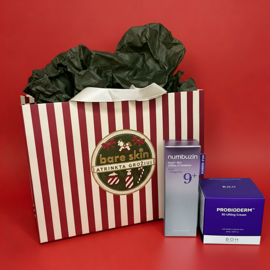 DOVANA: BIOHEAL BOH veido kremas ir numbuzin No.9 NAD veido esencija