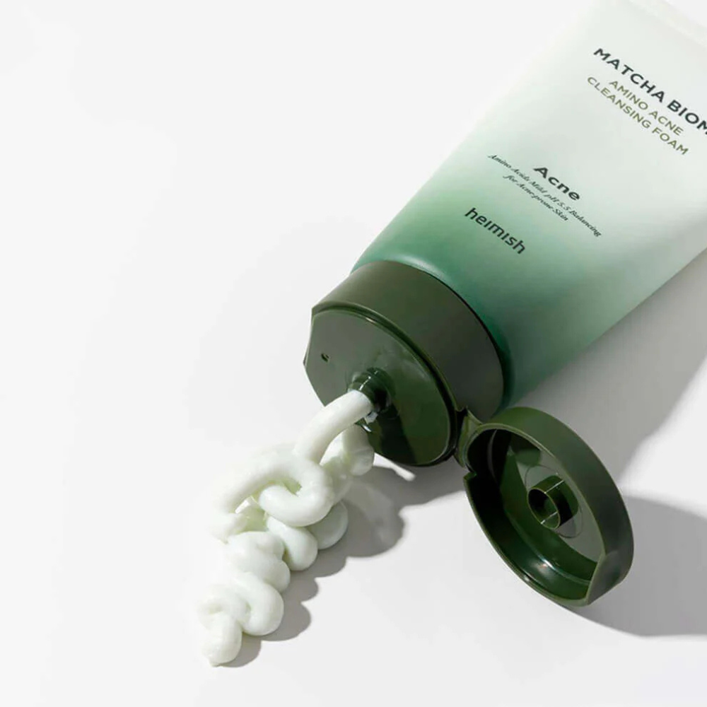 heimish - Matcha Biome Amino Acne Cleansing Foam - veido prausiklis