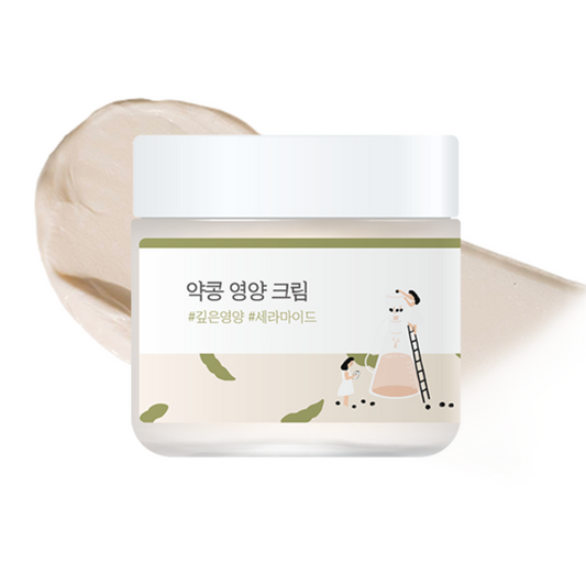 Round Lab Soybean Nourishing Cream - maitinantis veido kremas su juodųjų sojų pupelių ekstraktu