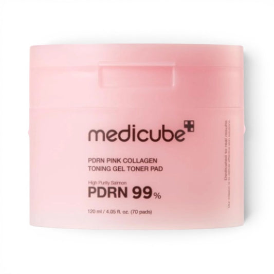 medicube - PDRN Pink Collagen Toning Gel Toner Pad - toniko padeliai