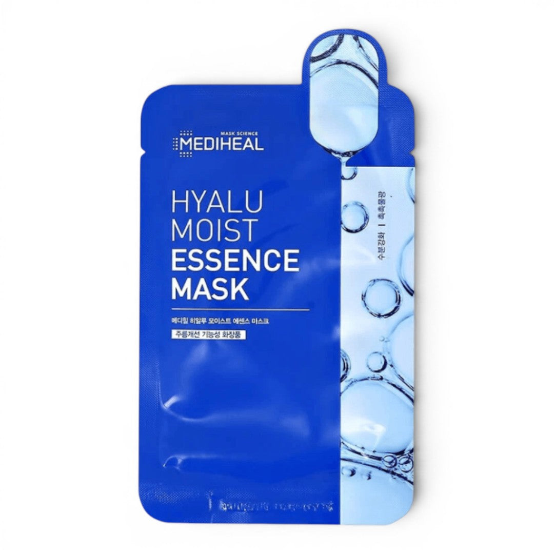 Mediheal - Hyalu Moist Essence Mask - hialurono rūgšties veido kaukė - Bare skin