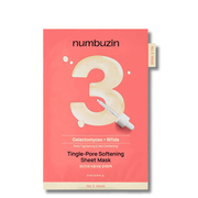 numbuzin - No.3 Tingle-Pore Softening Sheet Mask - veido kaukė