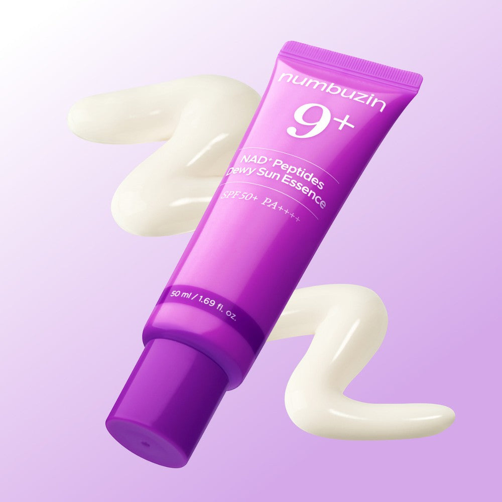 numbuzin - No.9 NAD Peptides Dewy Sun Essence - apsauga nuo saulės